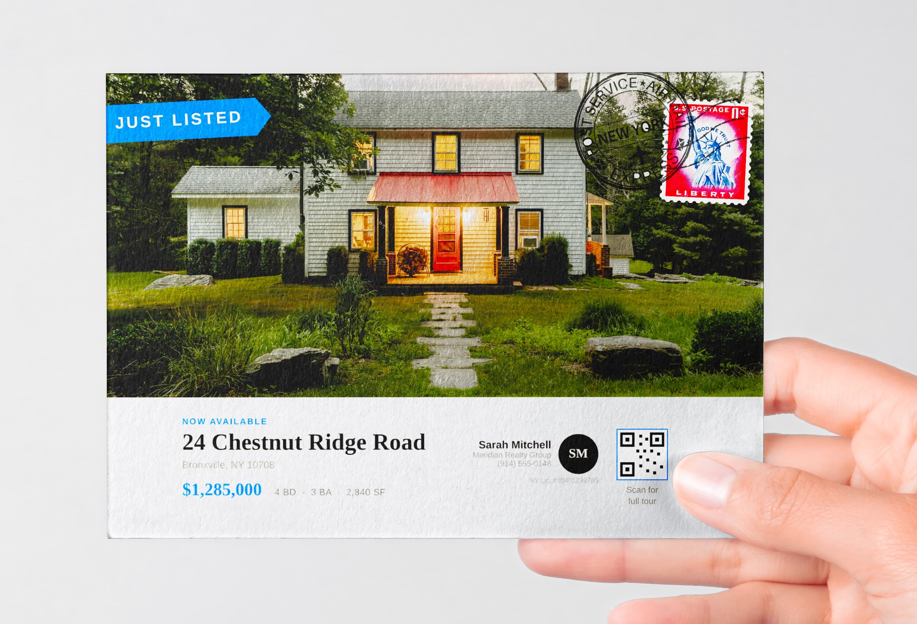 Realtmail postcard campaign reaching homeowners